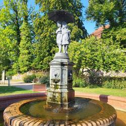Brunnen aus dem 19. Jahrhundert in Lübz.