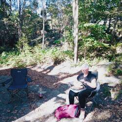 Fika nach dem Marsch