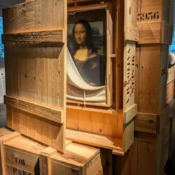 Und ihr dachtet alle Mona ist im Louvre! 😄