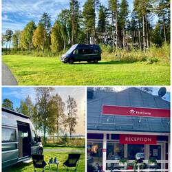 Morgendliche Idylle auf dem Campingplatz