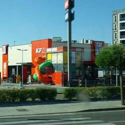 Big city=first seen fast food