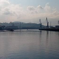Am Fluss zwischen Bilbao und Portugalete
