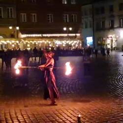 Uitvoering op het plein