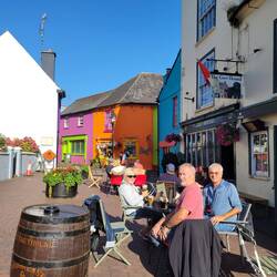An other great outdoor spot to catch the sun.
