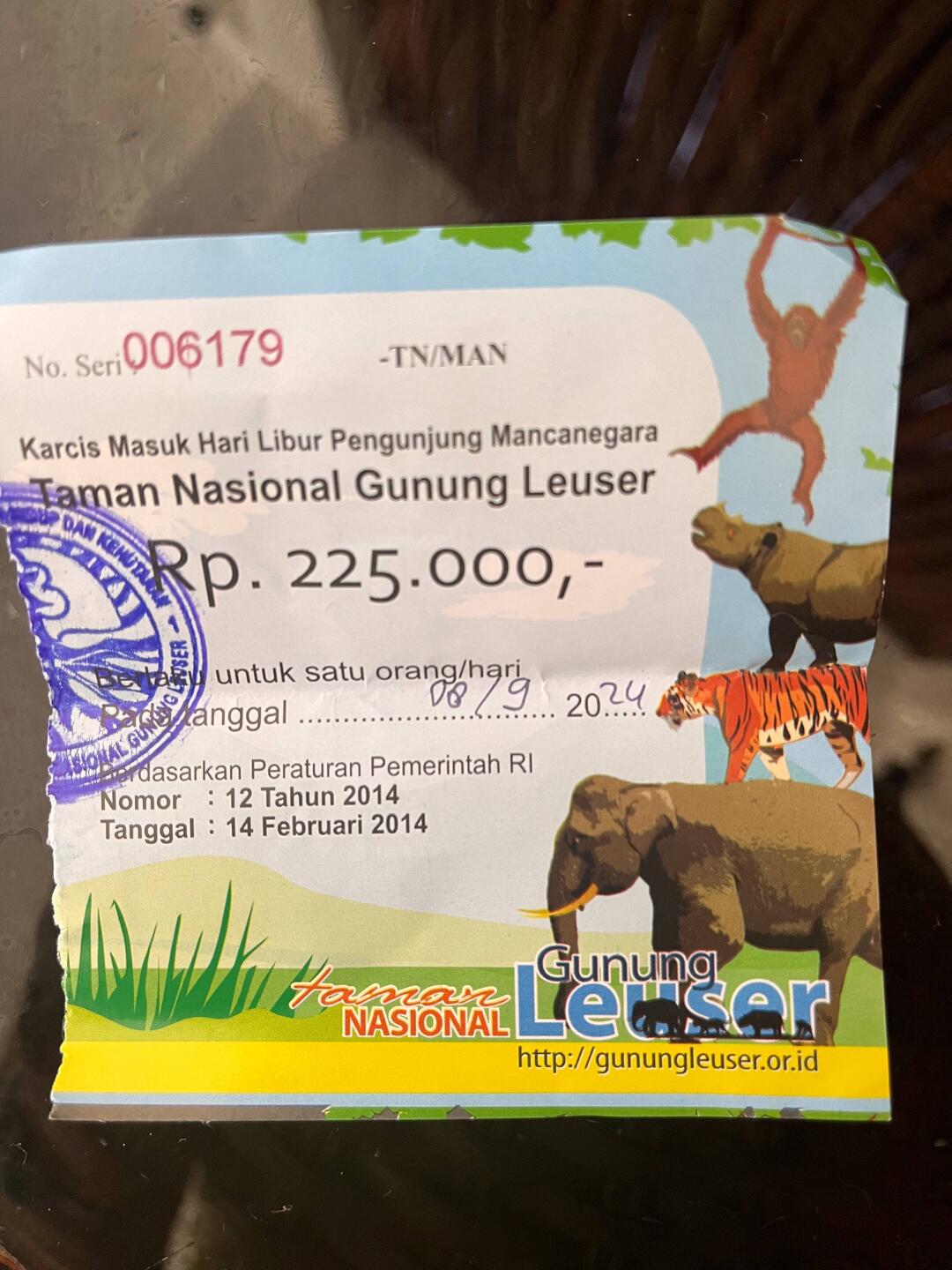 Nationalpark Permit