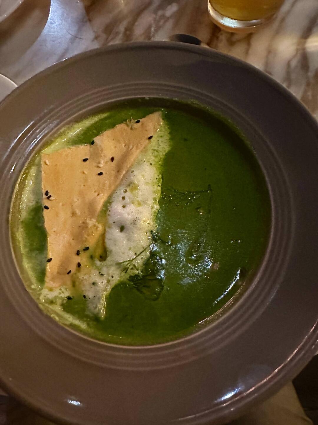das war die leckere Vorsuppe
