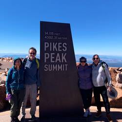 Top of pikes peak