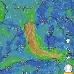 Weather chart looked pretty scary