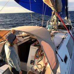 Going well so far, but I'm seasick