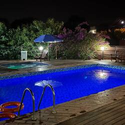 Bei Tagestemperaturen von bis 40 Grad ist die abendliche Frische sehr angenehm