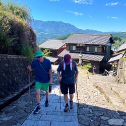 Walking out of Magome