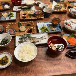 Japanese inn dinner for 1