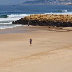 Pelles Privatstrand, solange Ebbe war