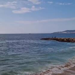 Pelles Privatstrand 4 Stunden später