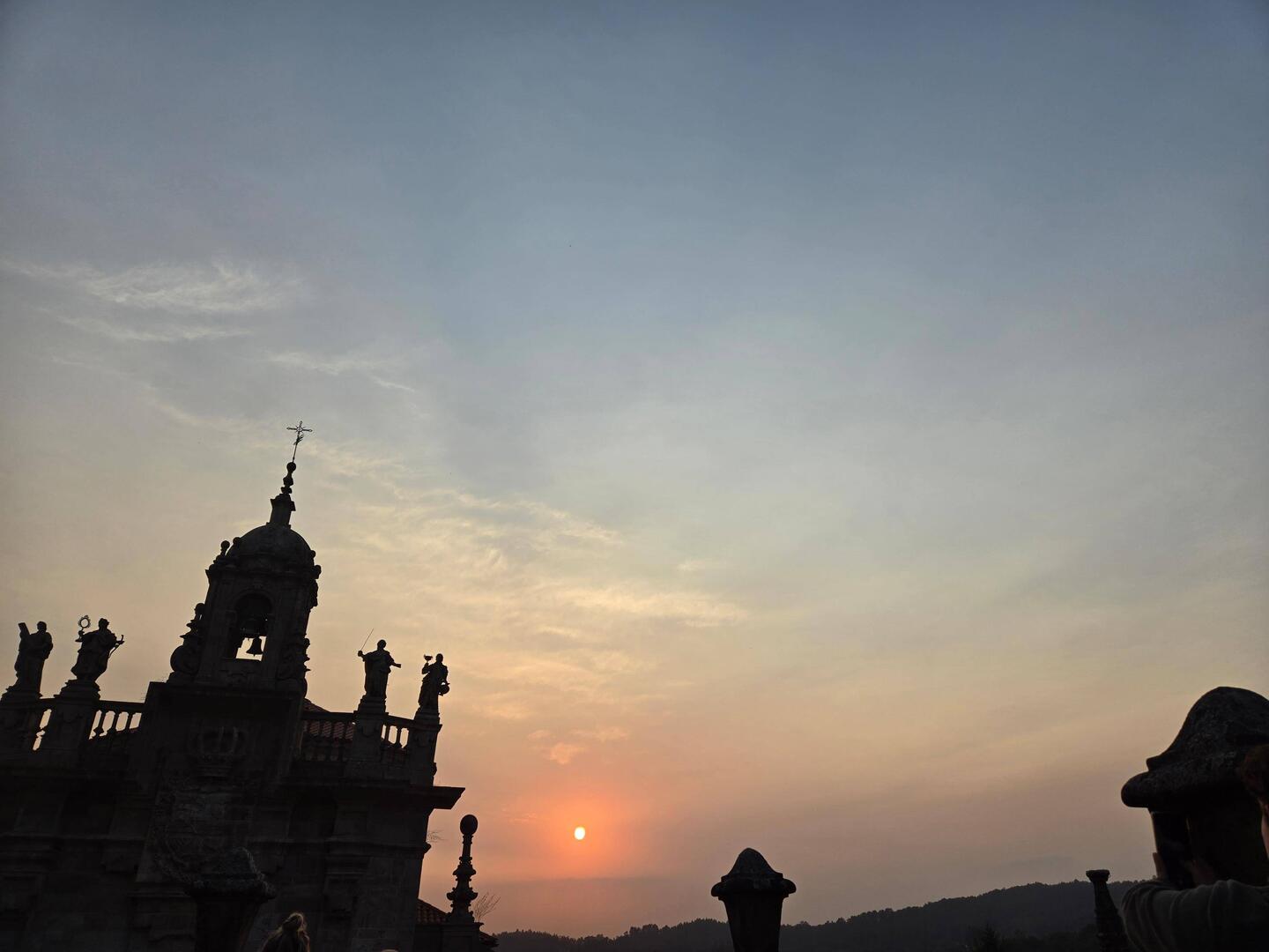 Crooked Sunset in Santiago.