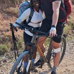 Josh is a big lad and if you fall off your bike you go down hard.