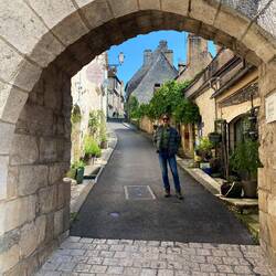 Town wall runs round the town.