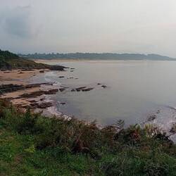 Blick auf Strand von Somo