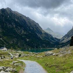 The peak in the distance is Vignemal 3,298meters