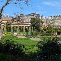 The building in the background isn't in the park - but it looks nice