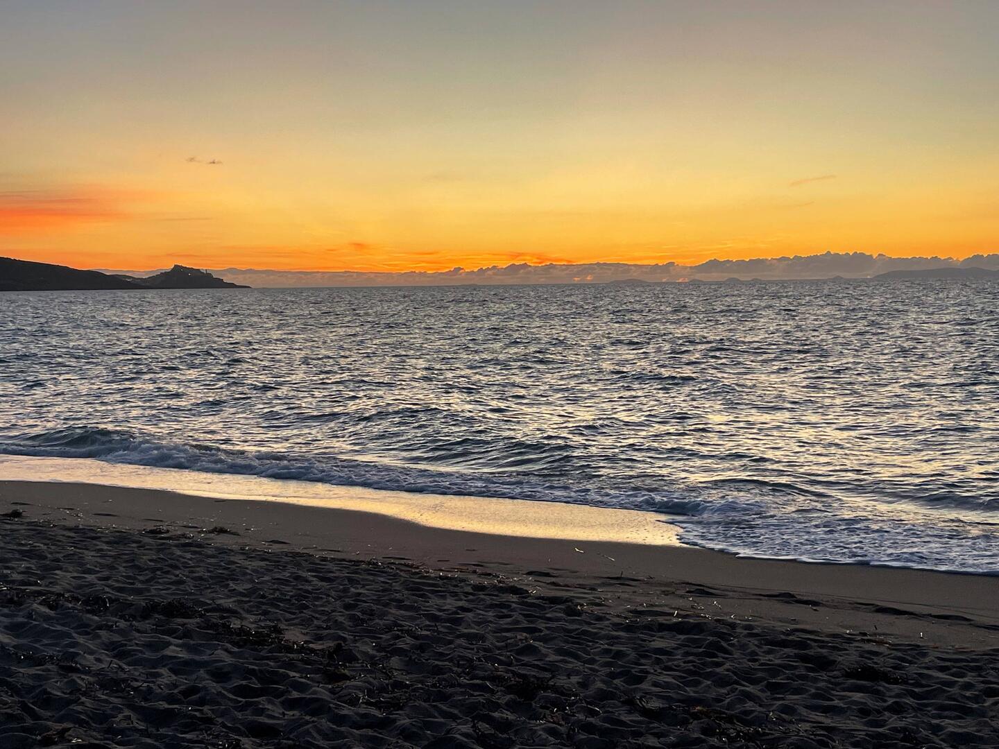Der Sonnenuntergang war wieder von feinsten