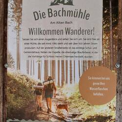 ...gleich neben der Bachmühle!