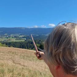 Wir starten mit Blick auf das Steinerne Meer!