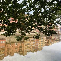 Love the reflections in the Onyar River