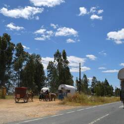 Aber es sind Pilger zur Romeria del Rocío
