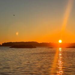Sonnenuntergang Mackenzie Beach