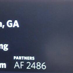 Vom Flughafen Ronald Reagan geht's weiter ...