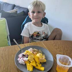 Noch mehr geht nicht...! 🍨🍮🥭🍯 😆