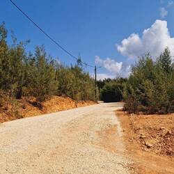 Zufahrt über Schotterpiste!