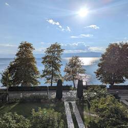 Blick vom Balkon