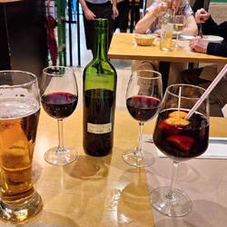 It's thirsty work all this walking.