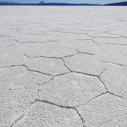 Das Salz formt interessanterweise Hexagone