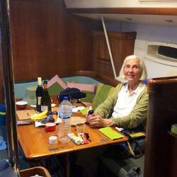 Et voilà ! Our first guest on board!!!