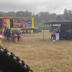 Downpour - not fun riding in that.