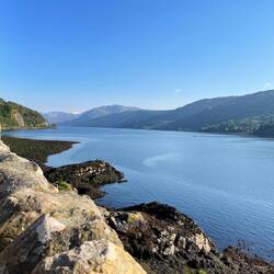 The meeting of Loch Duich, Loch Long and Loch Alsh at Eilean Donan Castle