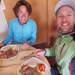 Geburtstagsessen: Lama-Steak