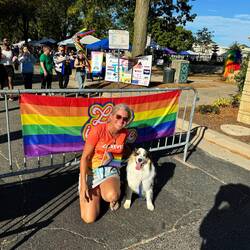 Pride fest in the park on the waterfront at Joliet.