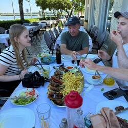 A meat feast for lunch