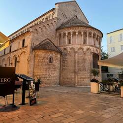 View from our pizza place