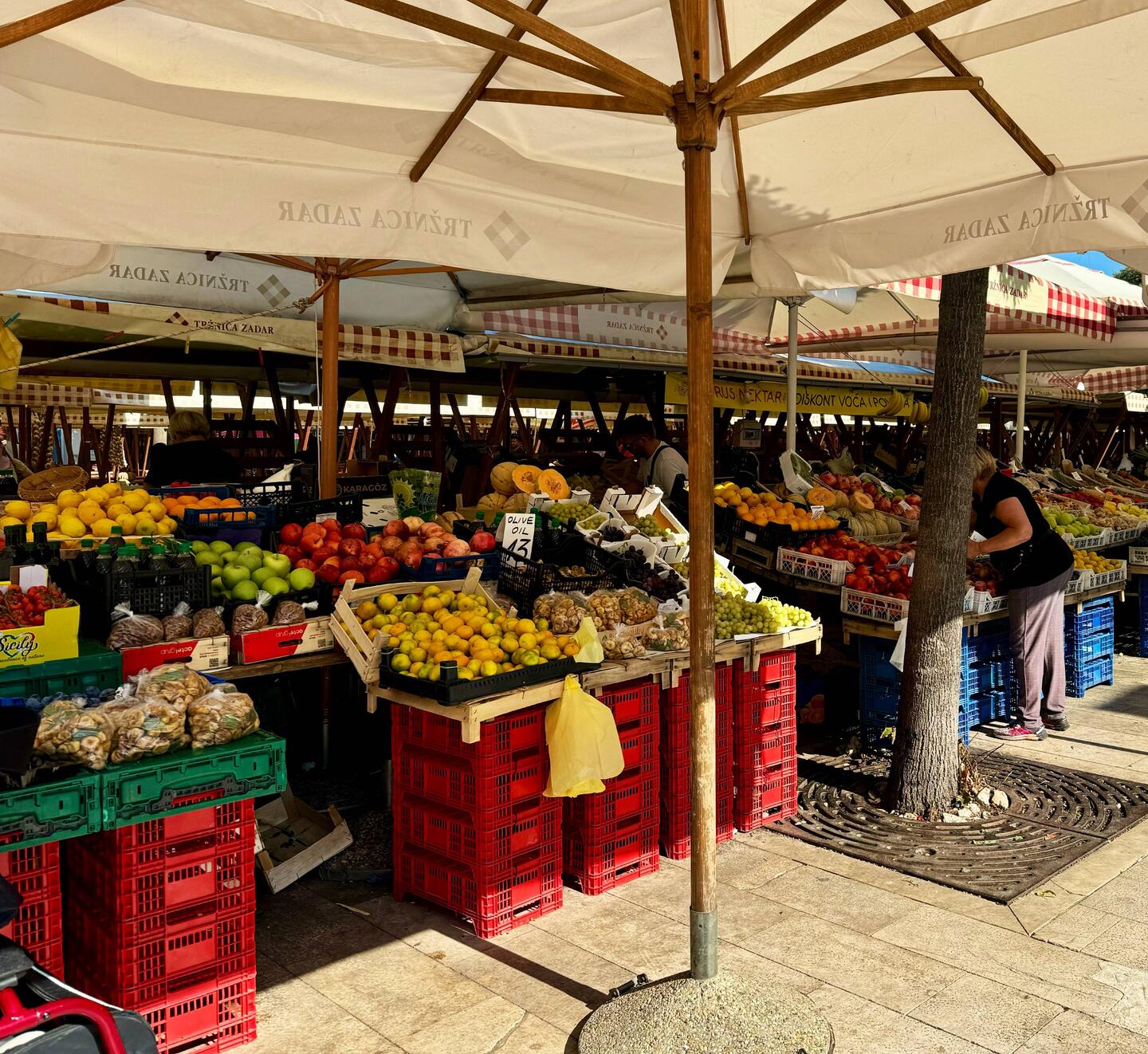 Zadar's farmers market