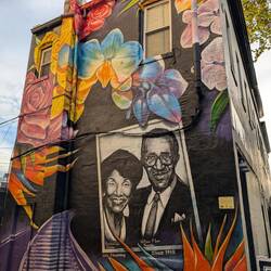 Beautiful murals everywhere