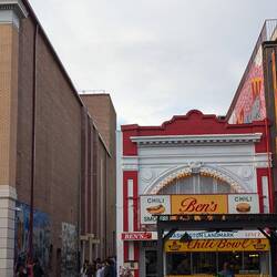 One of the few surviving buildings at U Street and the original owner (she's 96 and a legend!)