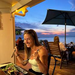 Genug vom Campingfrass - ab ins Restaurant 🙈😂