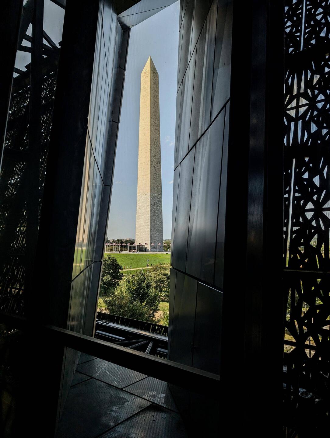 Washington Monument from that NMAAHC
