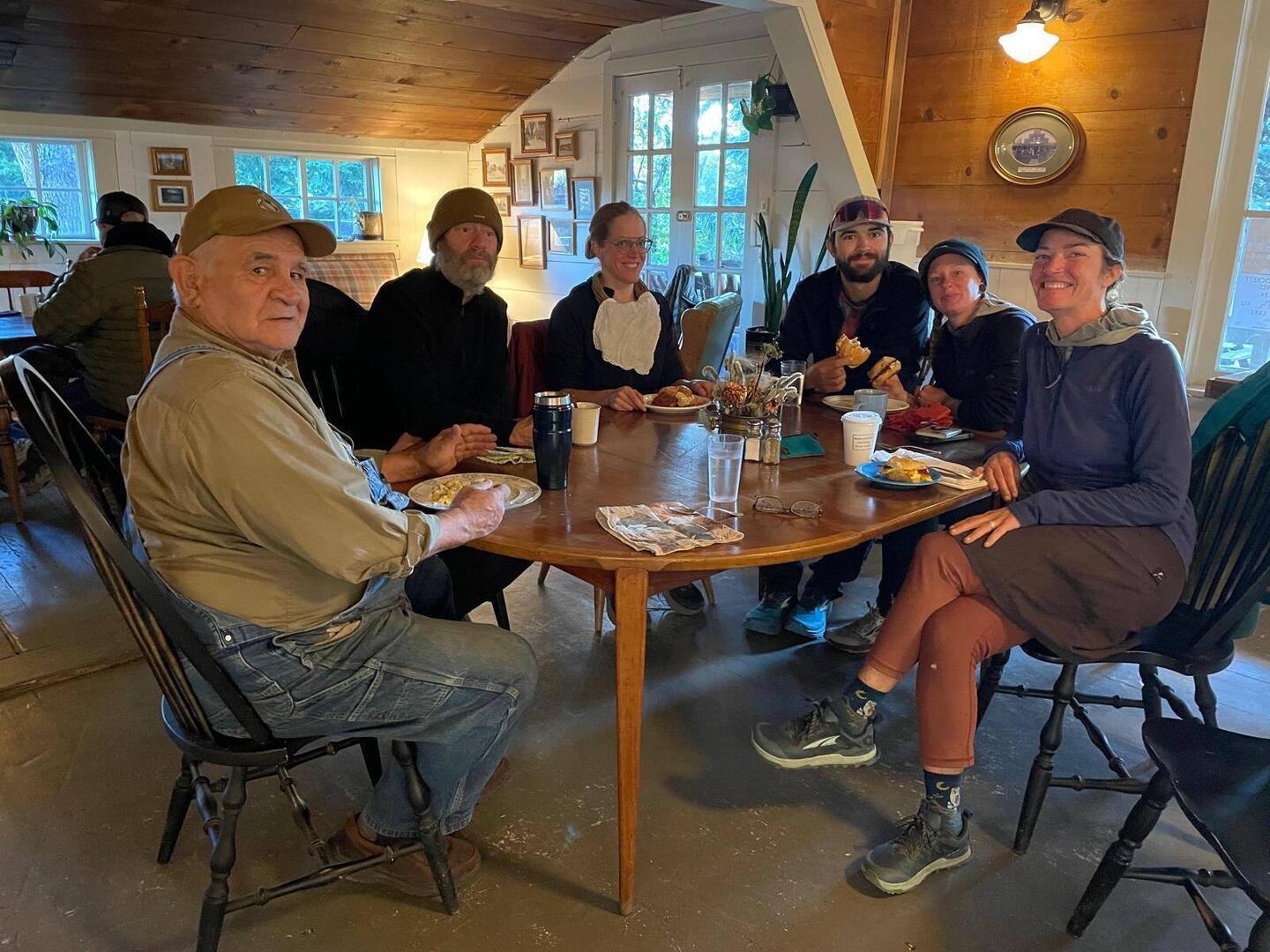 Leckeres Frühstück mit Trail Angel Gerry