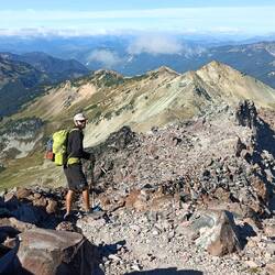 Da geht's wieder runter